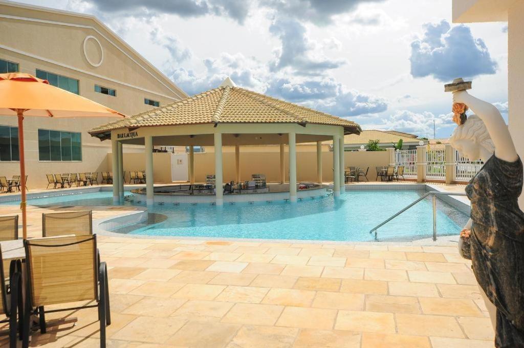 Lacqua diroma Caldas Novas - Piscinas 24 horas - Apartamentos com Roupa de Cama e banho - Caldas Tur Exterior foto