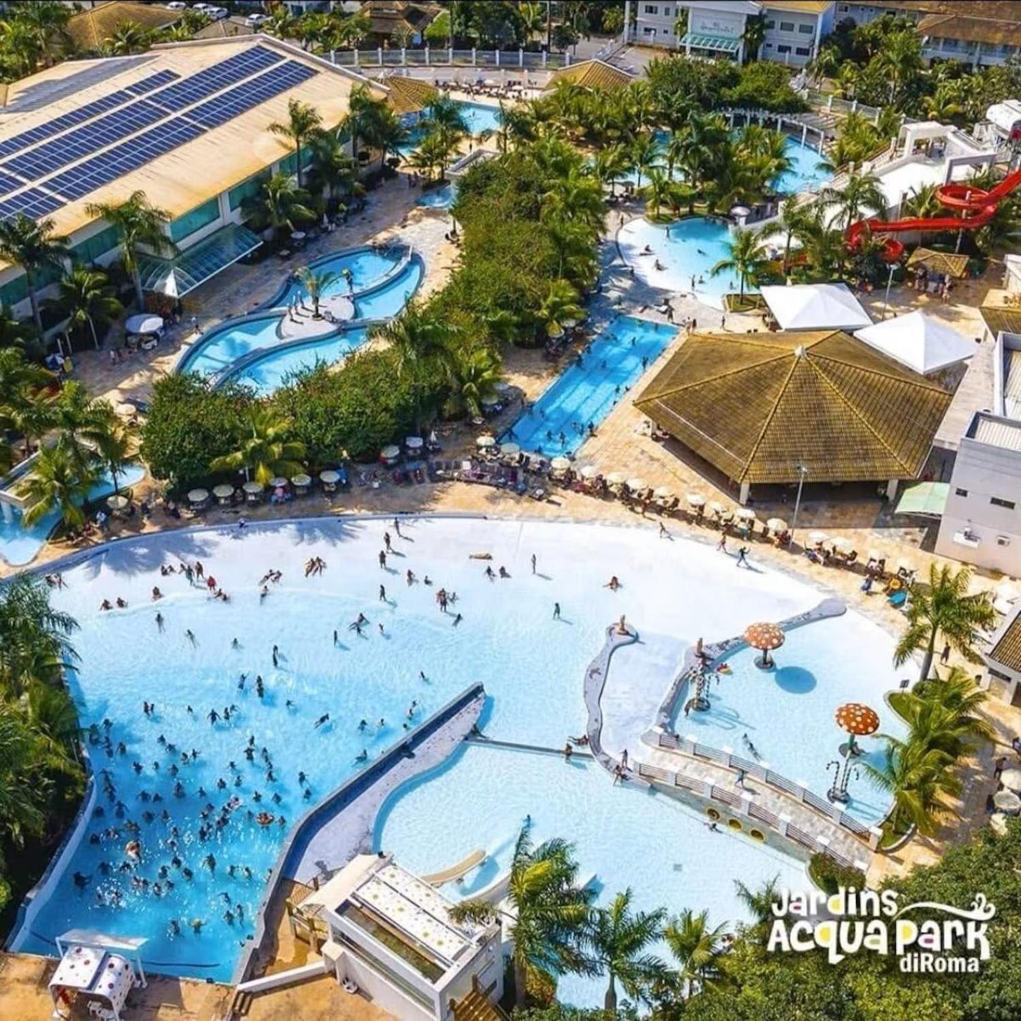 Lacqua diroma Caldas Novas - Piscinas 24 horas - Apartamentos com Roupa de Cama e banho - Caldas Tur Exterior foto