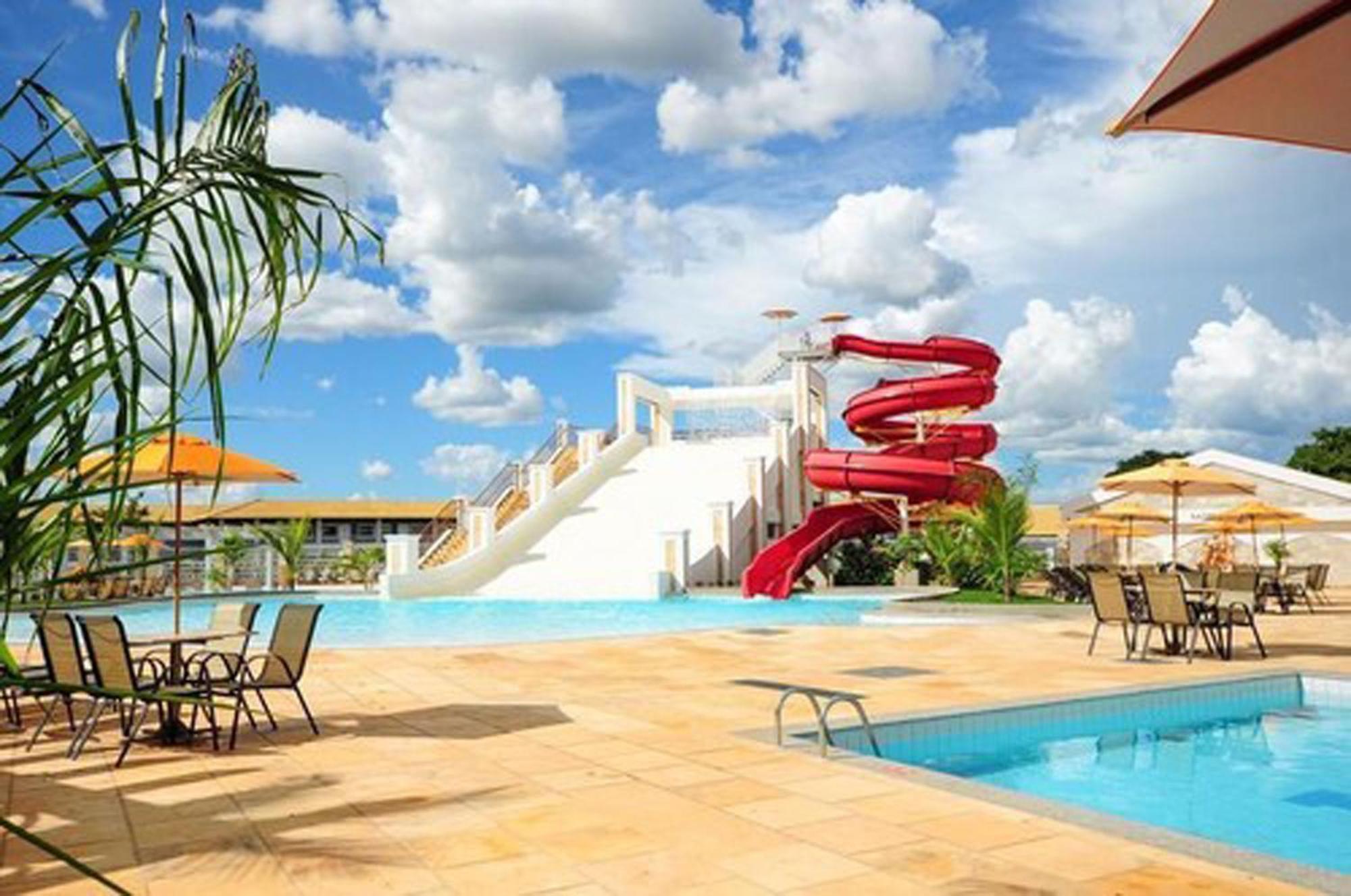 Lacqua diroma Caldas Novas - Piscinas 24 horas - Apartamentos com Roupa de Cama e banho - Caldas Tur Exterior foto