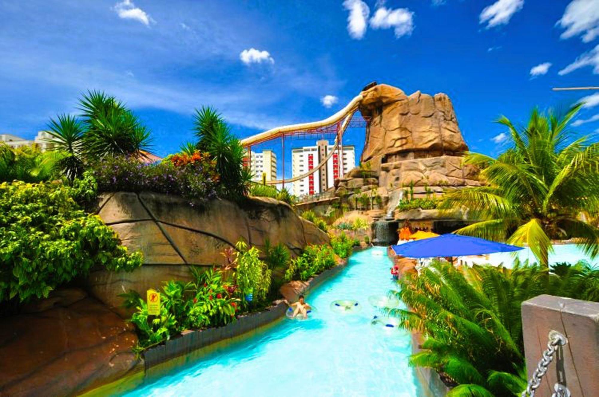 Lacqua diroma Caldas Novas - Piscinas 24 horas - Apartamentos com Roupa de Cama e banho - Caldas Tur Exterior foto